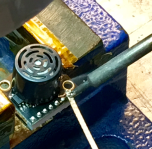 desoldering view of sensor