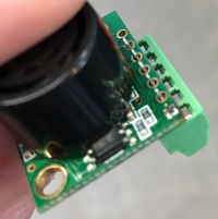 finished sensor with connector