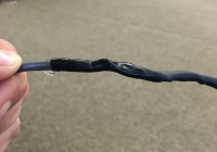 shrink tubing on wire