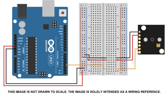 Arduino Ultrasonic Sensor - Wiring 2