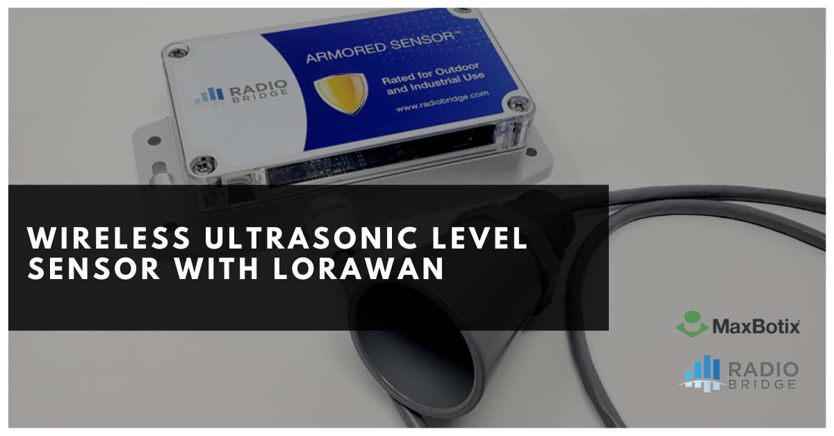 wireless ultrasonic level sensor with lorawan