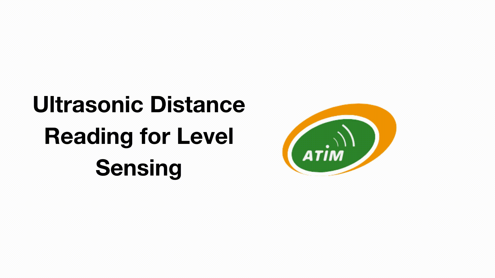 atim ultrasonic distance reading